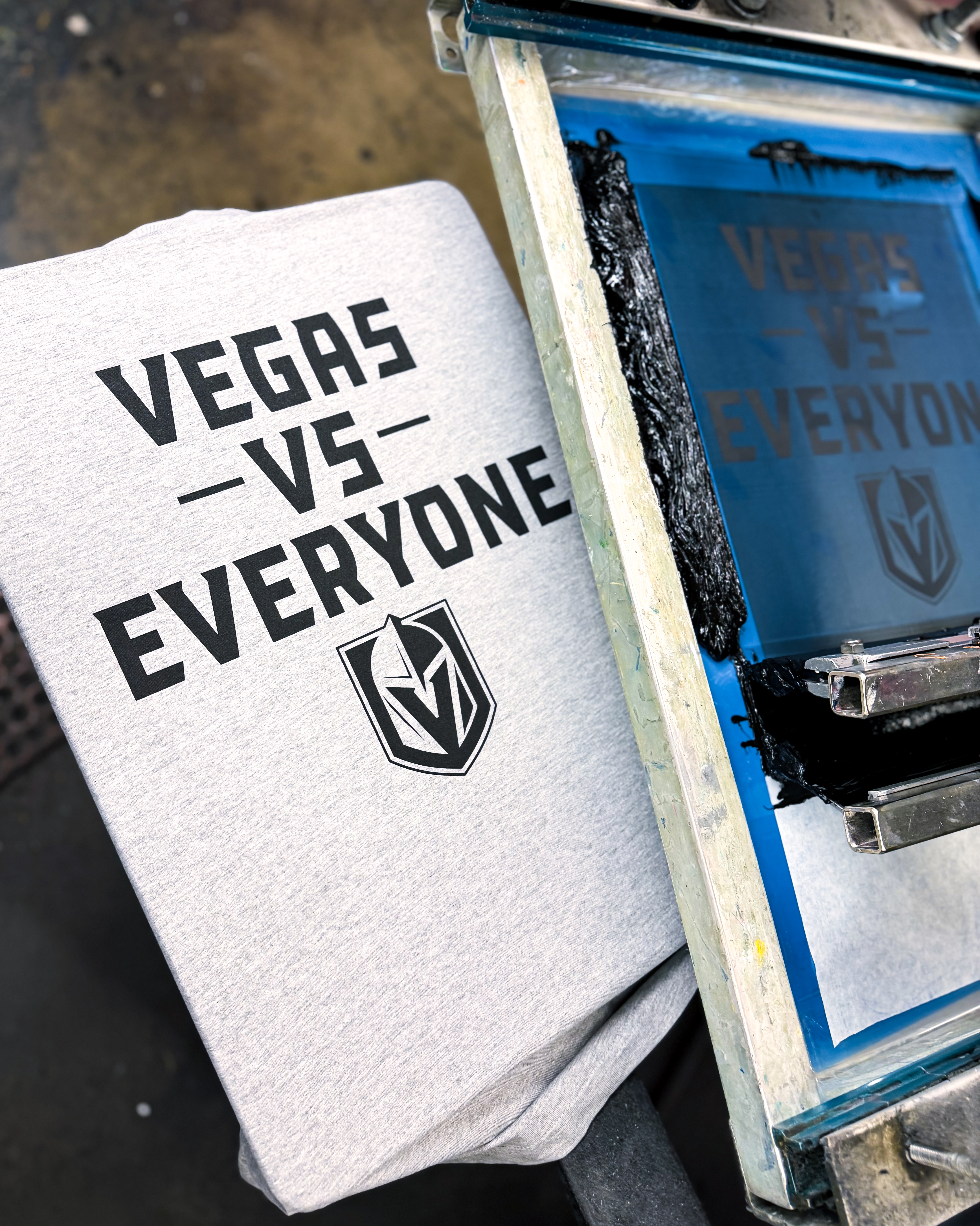 Vegas versus Everyone custom graphic shirt